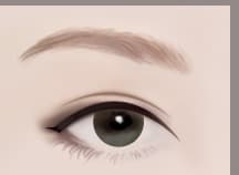 STEP 6 手术后 - 打造富有弹力的眼型