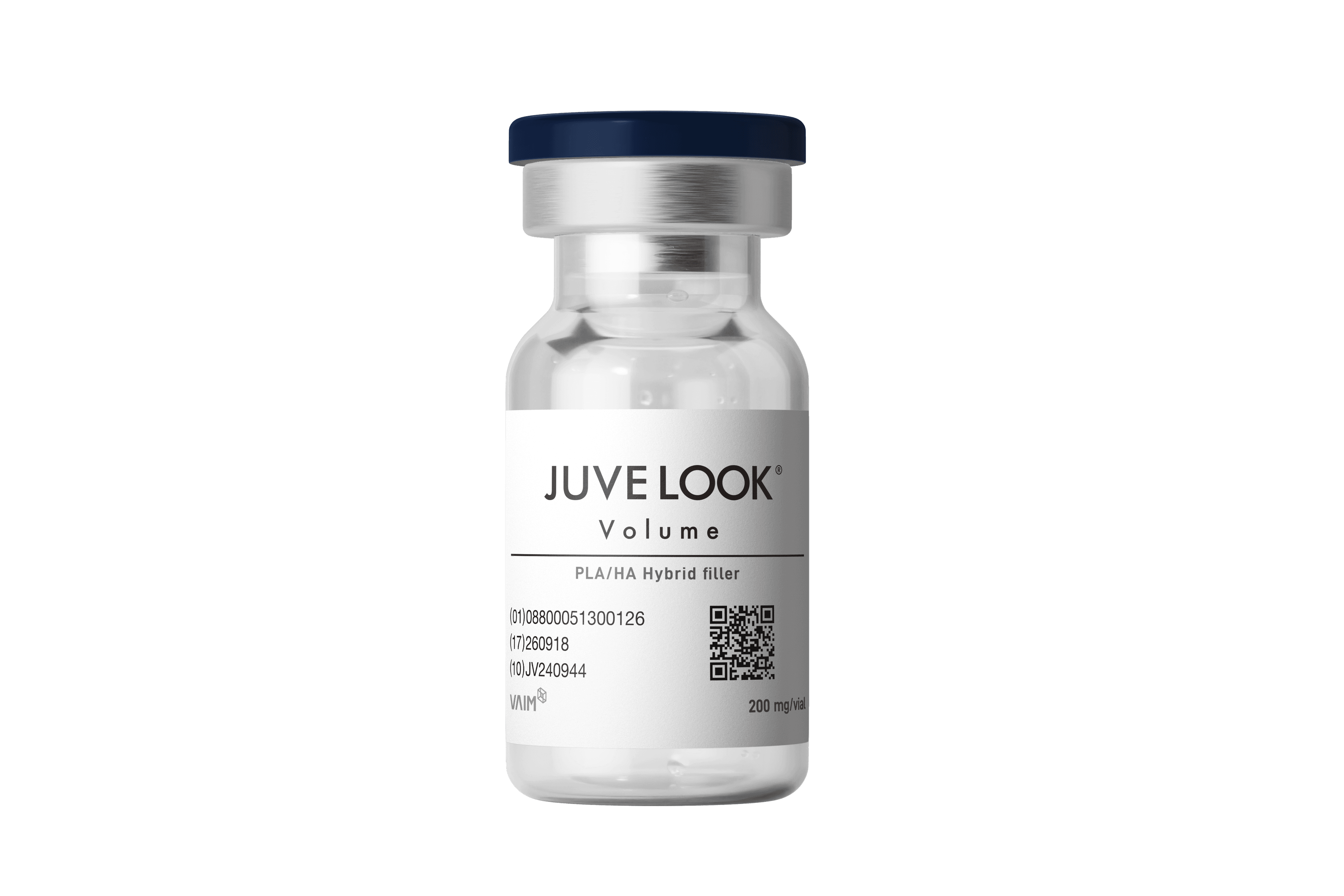쥬베룩 (JUVE LOOK Volume) PLA/HA 하이브리드 필러 제품 박스와 바이알